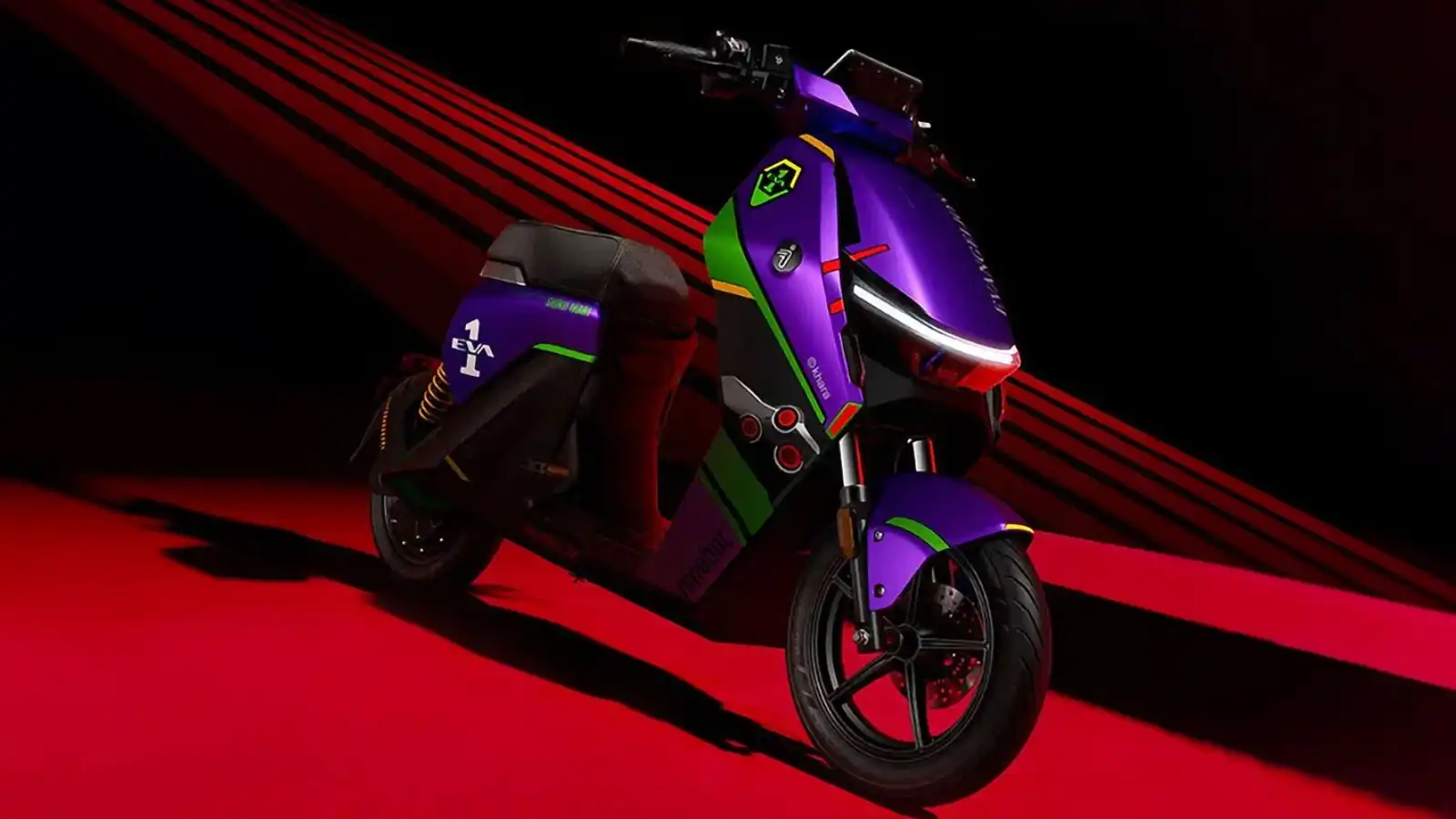 NINEBOT launches limited edition Dz 100P electric motorcycle inspired by the beloved Evangelion franchise!